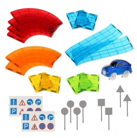 Магнитный конструктор Автотрек 27 деталей